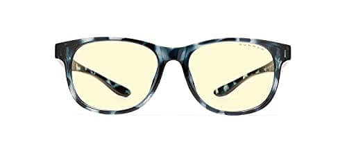 GUNNAR - Blue Light Glasses for Kids (age 8-12) - Blocks 65% Blue Light - Rush, Navy Tortoise, Amber Tint