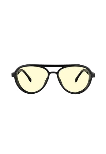 GUNNAR Computer Glasses - Tallac Onyx Amber Lens - Blue Light Blocking Anti Glare