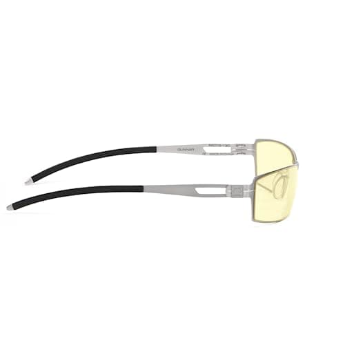 GUNNAR - Premium Gaming and Computer Glasses - Blocks 65% Blue Light - SheaDog, Mercury, Amber Tint