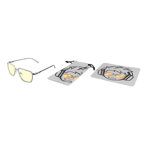 GUNNAR Gaming Glasses - ClixGaming Goggles Amber Lens - Blue Light Blocking Relieve Dry Eye