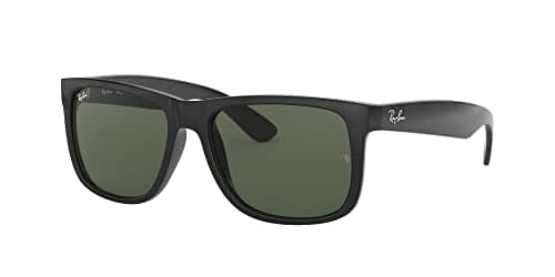 Ray-Ban RB4165 601/71 55MM Black/Dark Green Square Sunglasses for Men for Women