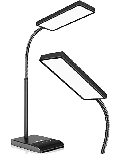 LEPOWER skrivbordslampa – test av ögonskyddande LED-lampa med 50 ljuslägen