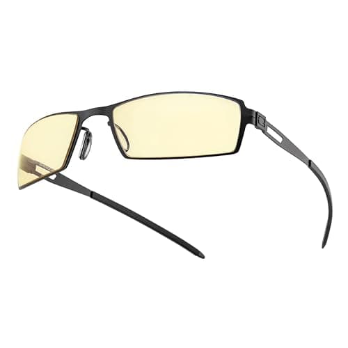 GUNNAR - Premium Gaming and Computer Glasses - Blocks 65% Blue Light - SheaDog, Onyx, Amber Tint