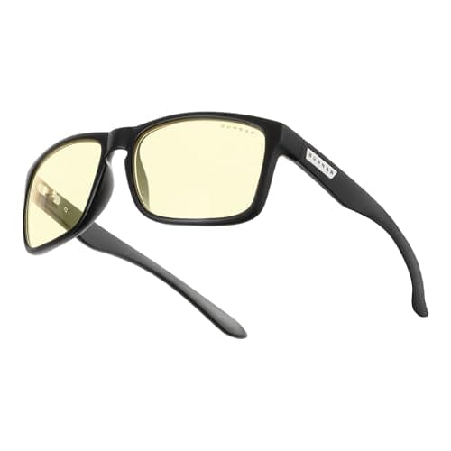 GUNNAR - Premium Reading Glasses - Blocks 65% Blue Light - Intercept, Onyx, Amber Lens, Pwr +2.5