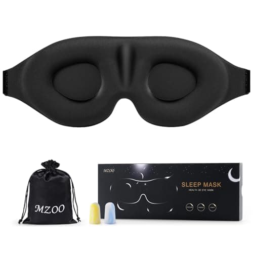 MZOO Sleep Eye Mask Review: Zero Pressure 3D Mask for Side Sleepers