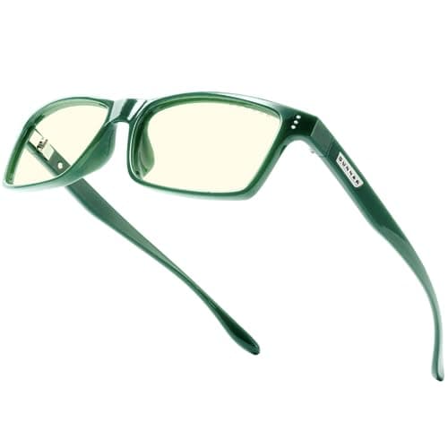 GUNNAR Gaming Glasses - Vertex Moss Clear Lens - Blue Light Blocking Relieve Dry Eye