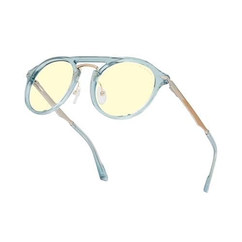 Gunnar Premium Gaming Glasses - Official World Of Warcraft Alliance Edition - Blue Light Blocking Gaming And Computer Glasses With Patented Lens Technology