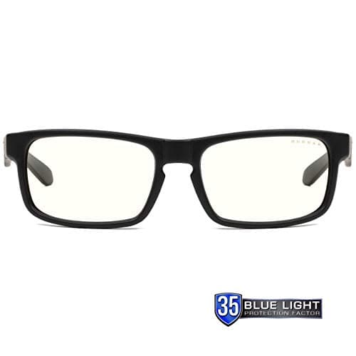 GUNNAR - Premium Gaming and Computer Glasses - Blocks 35% Blue Light - Enigma, Onyx, Clear Tint