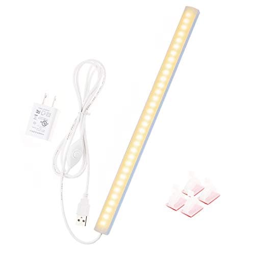 JUSJUBR 12-Inch LED Under Cabinet Light Review – Warm 3000K Dim