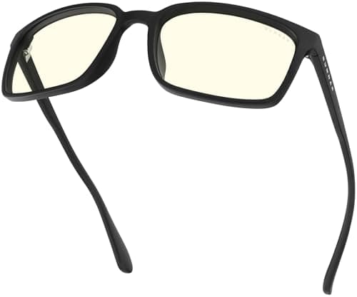 GUNNAR Gaming Glasses - Mammoth Onyx Clear Lens - Blue Light Blocking Relieve Dry Eye