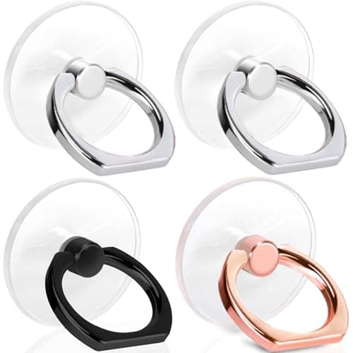 4 Pack Jsoerpay Phone Ring Holder Review – Transparent Grip & Kickstand Tested