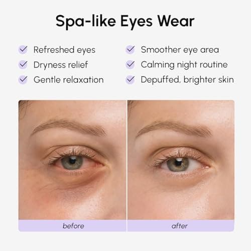 MAREE Heated Eye Masks for Dry Eyes – Steam Eye Mask Disposable – Lavender Self Heating Eye Mask for Puffy Eye – Facial Steamer Alternative for Relaxation – Warm Compress for Eyes – Spa Gift for Women