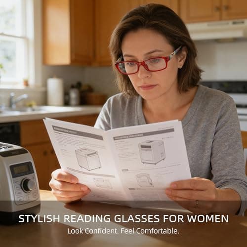 kunchu Reading Glasses for Women Men - 5 Pack Blue Light Blocking Spring Hinge Computer Readers Anti Glare UV Eyeglasses (Clear Floral, 2.00, x)