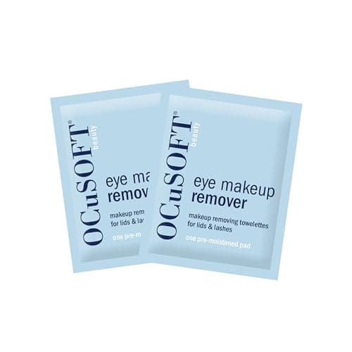 OCuSOFT Beauty Eye Makeup Remover, Individually Wrapped Makeup Removing Towelettes for the Face, Lids and Lashes, 36 Count