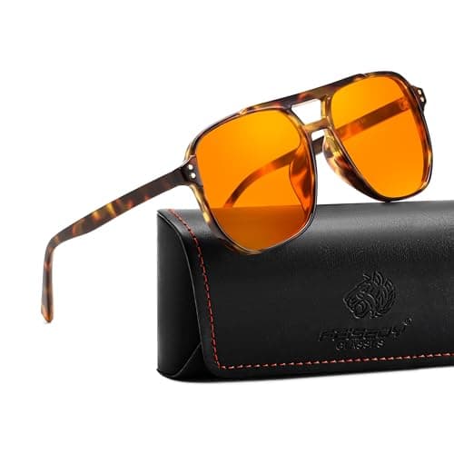 FEISEDY Amber Blue Light Glasses Review – Gaming & Sleep Tested