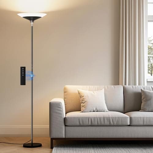 SIBRILLE Torchiere Floor Lamp Review – Solid Tall LED Lamp for Living Spaces