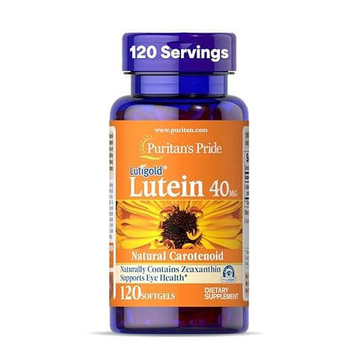 Avis Puritan's Pride Lutéine Zéaxanthine 40mg – Complément Vision