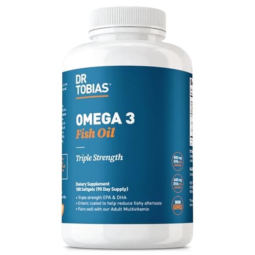 Dr. Tobias Omega 3 Fish Oil Review: Triple Strength Worth It?