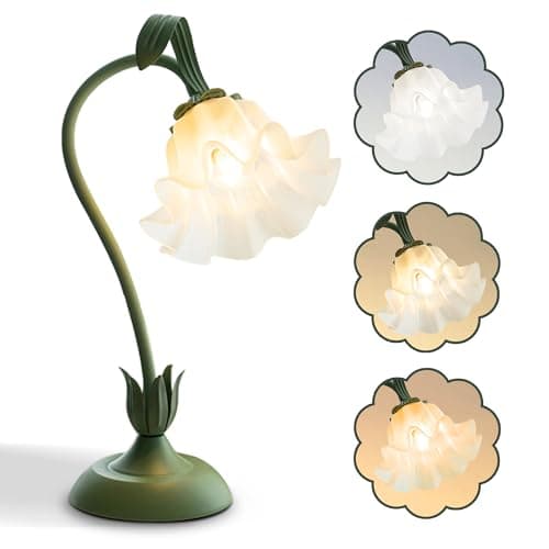 AQDZCNF Flower Table Lamp Review – Soft LED Reading Light That Actually Saves Your Eyes