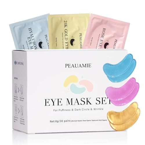 PEAUAMIE Under Eye Patches Review: 30 Pairs Tested for Dark Circles and Puffiness