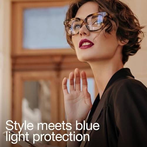 miyya Blue Light Glasses for Women & Men – Oversized UV & Blue Light Blocker Chunky Frames, Stylish Eyewear Accessories