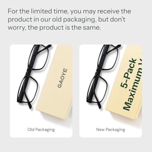 Gaoye 1.5 Professional Reading Glasses for Women All Day - Computer Readers with Blue Light Protection - Value Pack