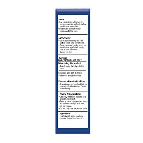OCuSOFT HypoChlor Spray - Non-Irritating Hypochlorous Acid Spray & Eyelid Cleanser Solution to Remove Oil & Debris- 2 fl oz