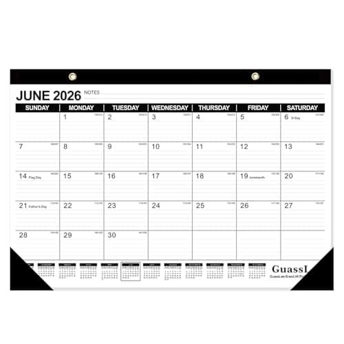 GuassLee Desk Calendar 2026-2027 Review: 19 Months of Planning Power