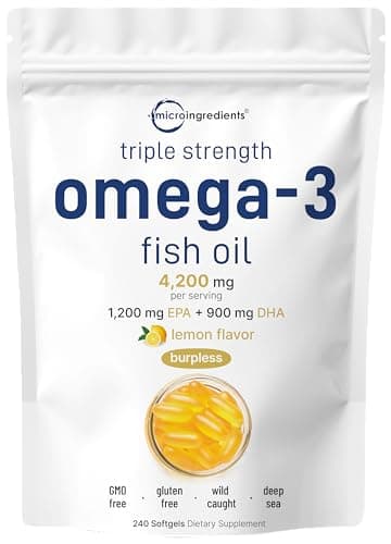 Micro Ingredients Omega 3 Fish Oil Review – Triple Strength 4200mg