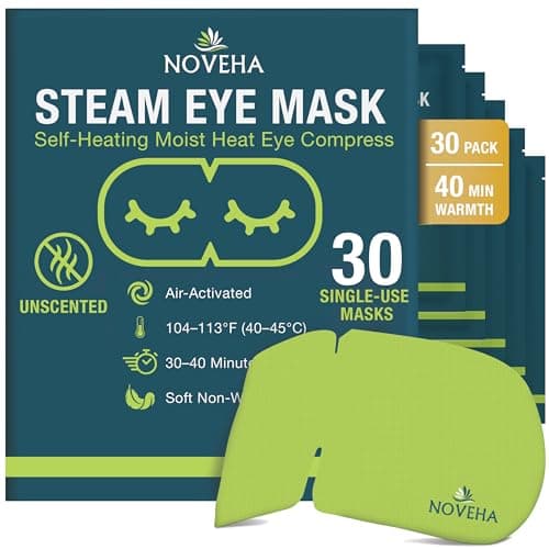 NOVEHA Steam Eye Mask Review: 30-Unit Warm Compress Tested