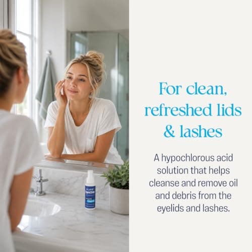 OCuSOFT HypoChlor Spray - Non-Irritating Hypochlorous Acid Spray & Eyelid Cleanser Solution to Remove Oil & Debris- 2 fl oz