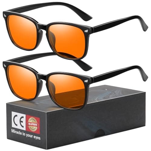 Okany Blue Light Blocking Glasses Gaming Computer Glasses Powerful Professional Screen Filter, 2.0 Upgraded Technology Anti-Fatigue Anti Glare UV Protection & Eyestrain Game Glasses for Women Men