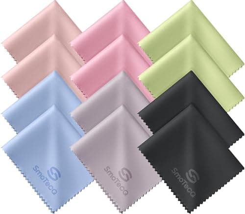 SmoTecQ 12 Pack Microfiber Lens Cleaning Cloths Review