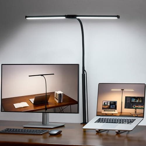 Voncerus LED Desk Lamp Review – A Solid Dual-Head Light for Home Offices