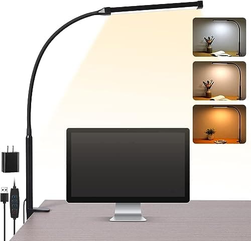 Voncerus LED Desk Lamp Review: Clamp Light That Actually Helps Your Eyes