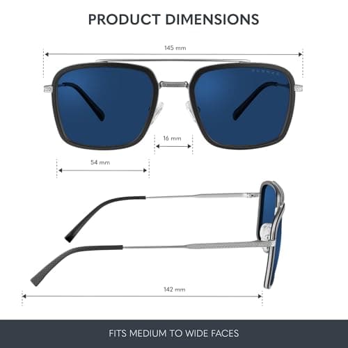 GUNNAR - Stark Industries Edition Blue Light Sunglasses - Blocks 90% Blue Light - Sun Tint