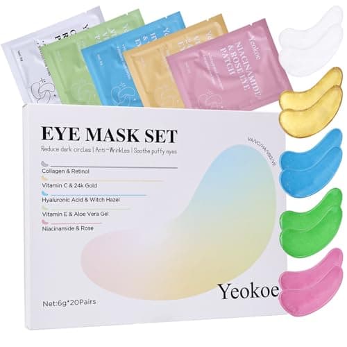 Yeokoe Under Eye Patches for Dark Circles Review – 5-Formula Week Set Tested