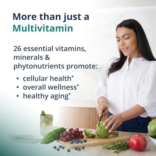 Metagenics PhytoMulti Multivitamin Without Iron-Daily Multi for Men & Women with 20+ Vitamins, Minerals & Phytonutrients for Antioxidant & Immune Support-Non-GMO, Gluten-Free - 120 Tablets