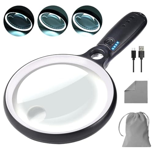 GABORISH LED Magnifying Glass Review: Bright Pick for Seniors