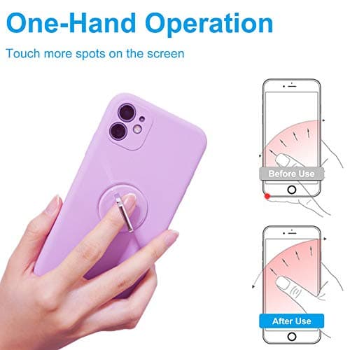 4 Pack Jsoerpay Cell Phone Ring Holder, Transparent Ring Holder 360°Rotation Finger Ring Stand, Clear Cell Phone Kickstand Compatible with Most of Phones, Tablet and Case, (2Silver+1Black+1Rose Gold)
