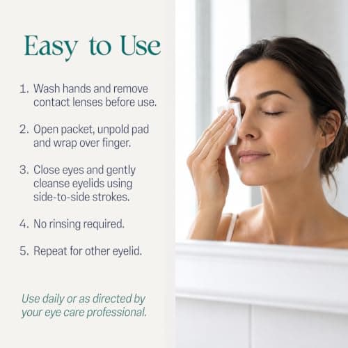 OCuSOFT Lid Scrub Allergy Eyelid Cleanser 30CT
