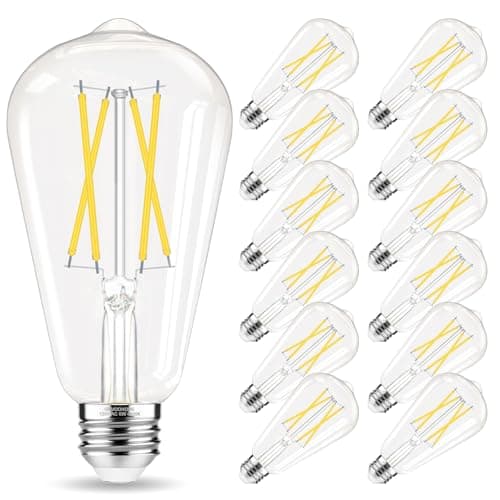 GvvooHome Edison LED Bulbs Review – 12 Pack of 4000K Vintage Lights Tested