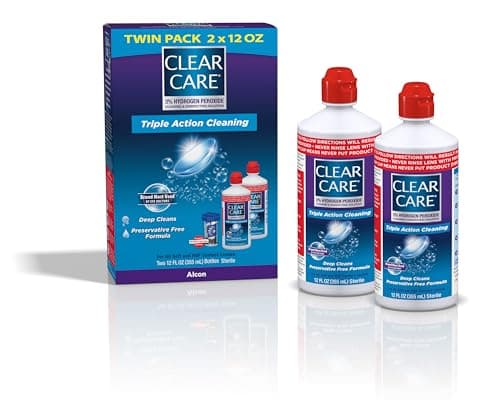 Clear Care Contact Lens Solution Review – Is This Hydrogen Peroxide Cleaner Worth It?