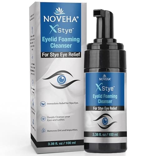 NOVEHA XStye Eyelid Foaming Cleanser Review: Does It Work for Stye Relief?