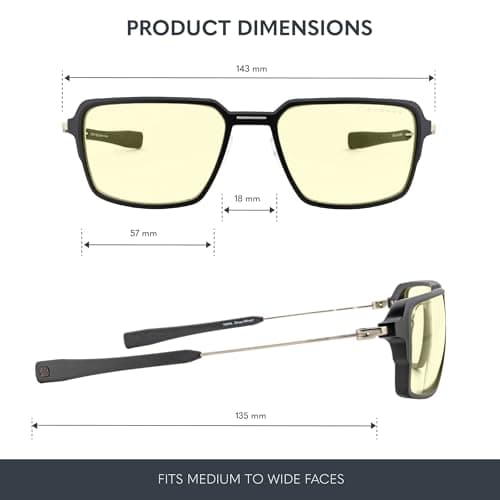 GUNNAR Gaming Glasses - TERA PRO eSPORTS PERFORMANCE - Blue Light Blocking Relieve Dry Eye
