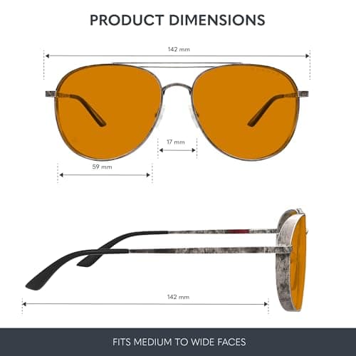 GUNNAR Gaming Glasses - Fallout Brotherhood of Steel Gunmetal Amber Max Lens - Blue Light Blocking Relieve Dry Eye