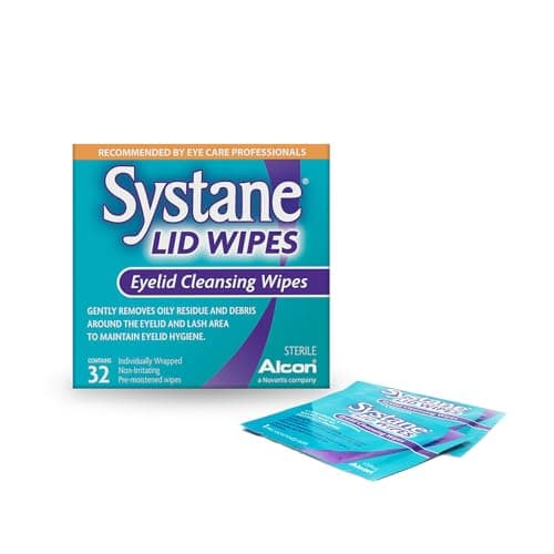 Systane Lid Wipes - Eyelid Cleansing Wipes - Sterile, Count of 32