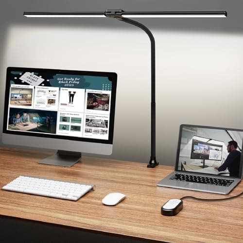 ShineTech LED Desk Lamp Review – Ultra-Wide Double Head for Home Office