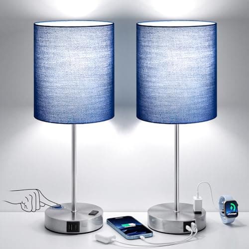Fenmzee Blue Touch Lamp Set of 2 Review – 2025 Verdict