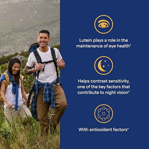 Puritan's Pride Premium Lutigold™ Lutein Carotenoid 40 mg with Zeaxanthin for Men and Women, Dietary Supplement for Eye Health Support, 2 Month Supply, 60 Easy-to-Swallow Softgels